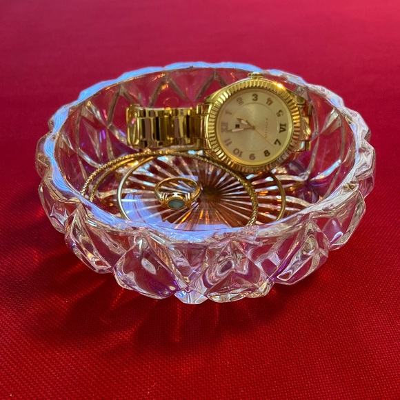 🤍 Hershey’s Kisses Crystal Covered Candy/Trinket Dish NWT - Picture 6 of 10